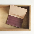 信用卡夾｜超薄極簡版｜原皮與木苺｜Card holder_1