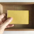 信用卡夾｜超薄極簡版｜甜檸檬｜暖黃與湖水綠｜Card holder_4