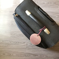 [旅行套組]護照套+圓形行李牌│木苺│passport+luggage tag_8