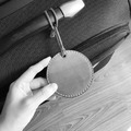 圓形行李牌│原皮│luggage tag_3
