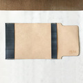 真皮書套│無印良品A6尺寸│閱讀頁設計│墨藍｜Book jacket_3