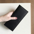 真皮長夾│8卡層│2鈔票層│單邊加厚｜黑_1