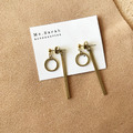 黃銅耳環｜法式優雅(可改夾)_2