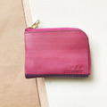 萬用零錢包│卡片收納｜胭脂粉漸層里昂藍_1