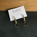 黃銅耳環｜傍晚約會(不可改夾)_1