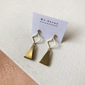 黃銅耳環｜燈塔(可改夾)_2