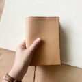 真皮書套│無印良品A6尺寸│閱讀頁設計｜淺棕_1