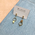 黃銅耳環_捉迷藏(可改夾)