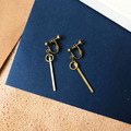 黃銅耳環｜法式優雅(可改夾)_4