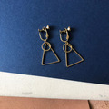 黃銅耳環｜太陽山(可改夾)_5