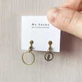 黃銅耳環｜魔術師(可改夾)_3