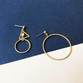 黃銅耳環｜三輪車(可改夾)_1