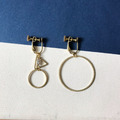 黃銅耳環｜三輪車(可改夾)_4