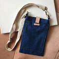 丹寧隨身小包｜可客製敲印英文｜藍_1