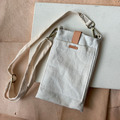 丹寧隨身小包｜可客製敲印英文｜白_2
