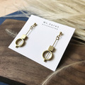 黃銅耳環_小吊鐘(可改夾)_1