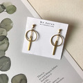 黃銅耳環_鐘擺(可改夾)_1