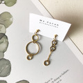 黃銅耳環_泡泡(可改夾)_1