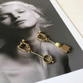 黃銅耳環_不對稱(可改夾)_1