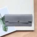 版師風格長夾｜超薄4卡層｜雙鈔票層｜灰白