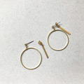 黃銅耳環_界限_短_2