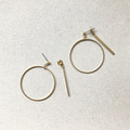 黃銅耳環｜界限｜長_3
