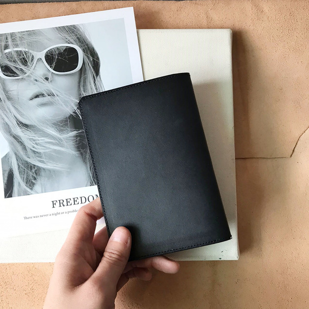 [教學課程] 護照套_極簡版3隔層_多色可選(一人成班)