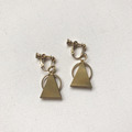 黃銅耳環_燈塔(可改夾)_4