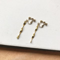 黃銅耳環｜溜滑梯(可改夾)_3