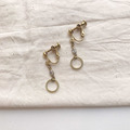 黃銅耳環｜法式復古(可改夾)_1