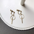 黃銅耳環_鐘擺(可改夾)_3