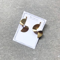 黃銅耳環_個性摺紙(可改夾)