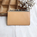 植鞣革卡夾｜口金零錢包｜淺棕_3