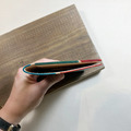 植鞣革護照套｜極簡版3隔層｜茄芷傳統三色_3