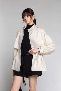 優雅束腰外套