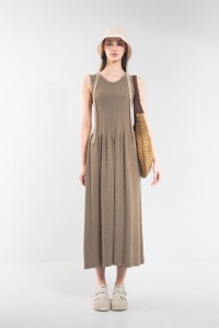 無袖連身洋裝
