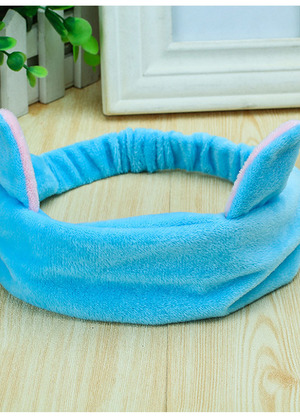 會員購物禮-藍色創意貓耳朵束髮帶