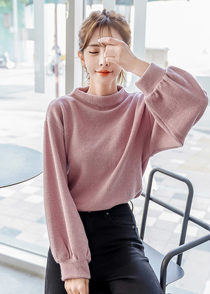 韓版百搭學院風套頭寬鬆上衣