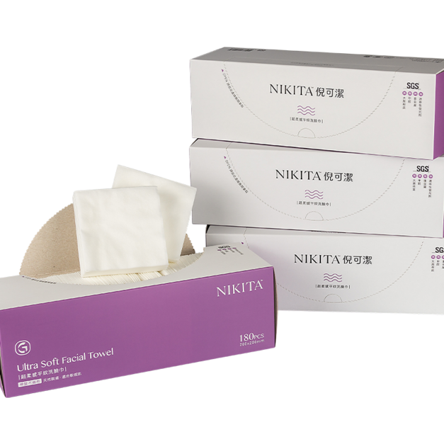 NIKITA超柔感平紋洗臉巾(40盒/箱)