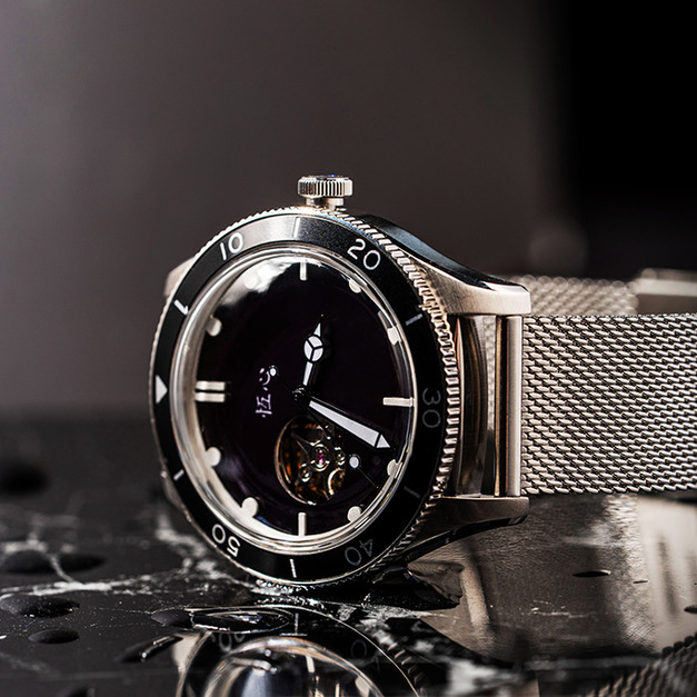 客製化手錶-小鏤空自動機械錶(鋼帶)