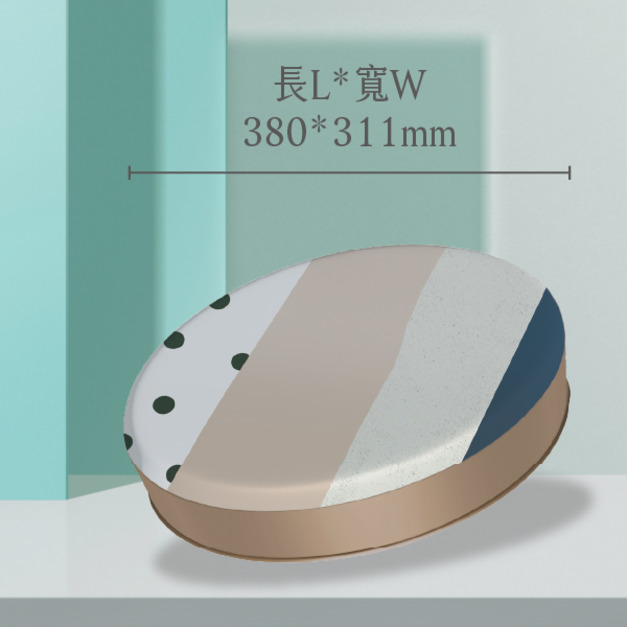 A01橢圓鐵罐-長380mm*寬311mm