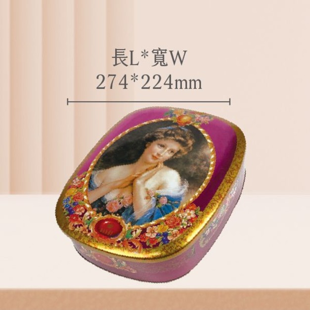 A03 長方鐵盒-長274mm*寬224mm