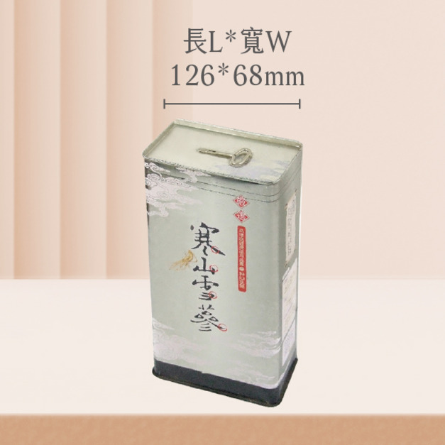F03 長方鐵盒-長126mm*寬68mm