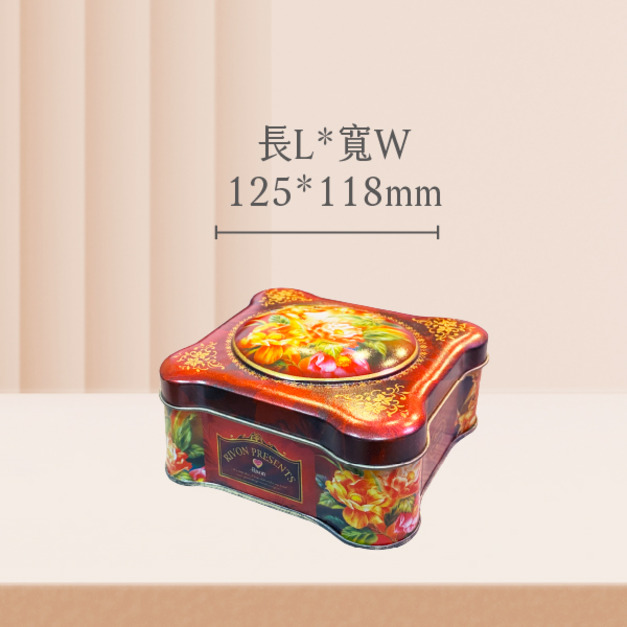 H01 長方鐵盒-長125mm*寬118mm