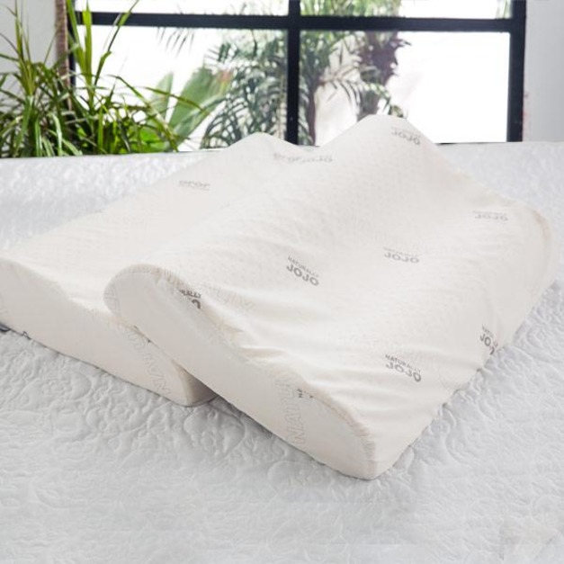 JOJO 100%人體工學天然乳膠枕頭/1入