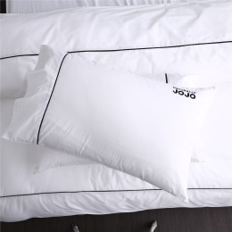 JOJO素色100％精疏棉【枕套組】-純亮白