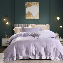 JOJO60支萊賽爾天絲雙人床包四件組-馬賽夢幻紫