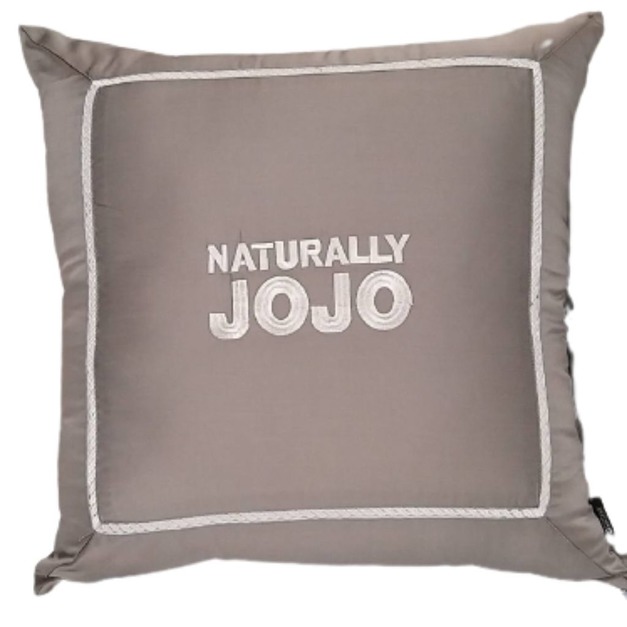 JOJO60支萊賽爾天絲抱枕套+枕心/北極銀灰