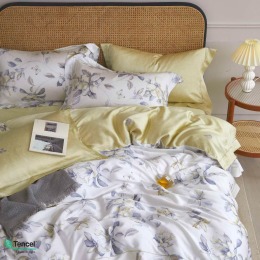 JOJO 60支萊賽爾天絲床包四件組-櫻皇