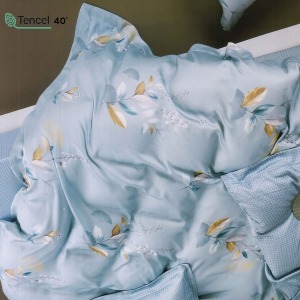 嚴選天絲40s兩用被套薄床包四件組-眠柳/限量特價